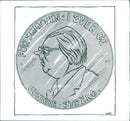 Swedish politician Gunnar Strang's caricatures - Vintage Photograph