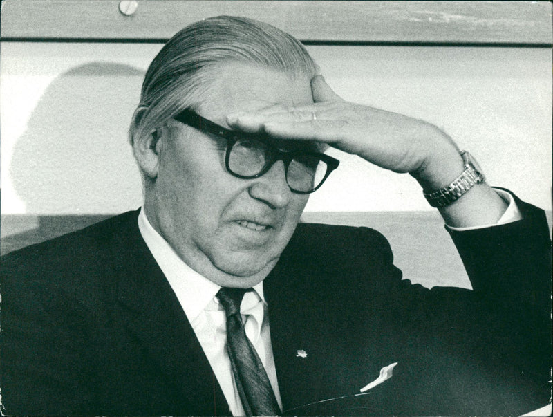 Swedish politician Gunnar Strang - Vintage Photograph