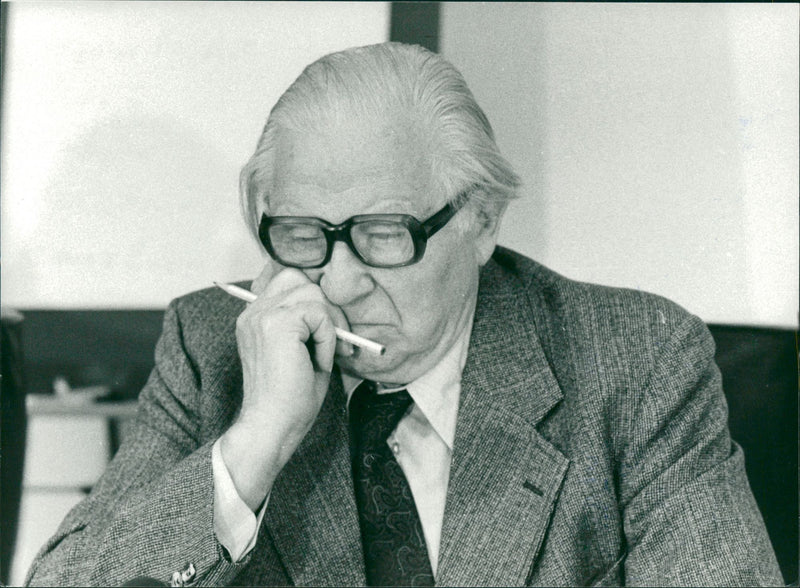 Swedish politician Gunnar Strang - Vintage Photograph