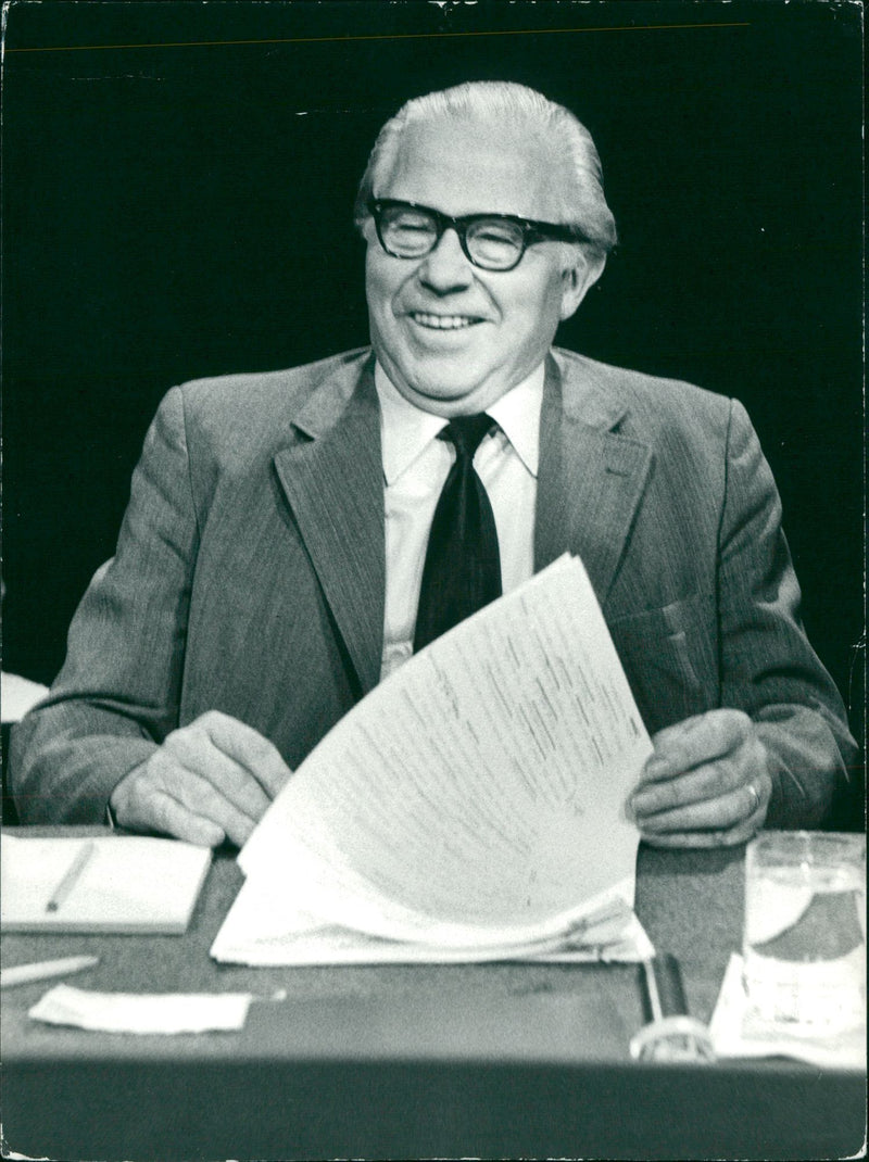 Swedish politician Gunnar Strang - Vintage Photograph