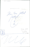 Swedish politician Gunnar Strang leaves Riksdag - Vintage Photograph