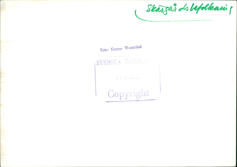 Archipelago winter landscape - Vintage Photograph