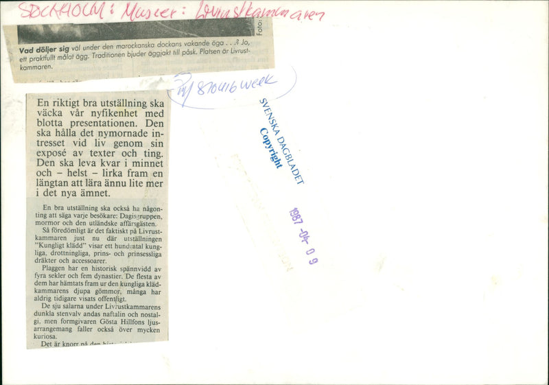 Livrustkammaren Museums - Vintage Photograph