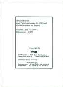 Edmund, Stoiber Politician - Vintage Photograph