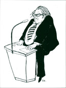 Gunnar Sträng - Vintage Photograph