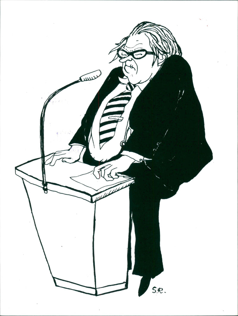 Gunnar Sträng - Vintage Photograph