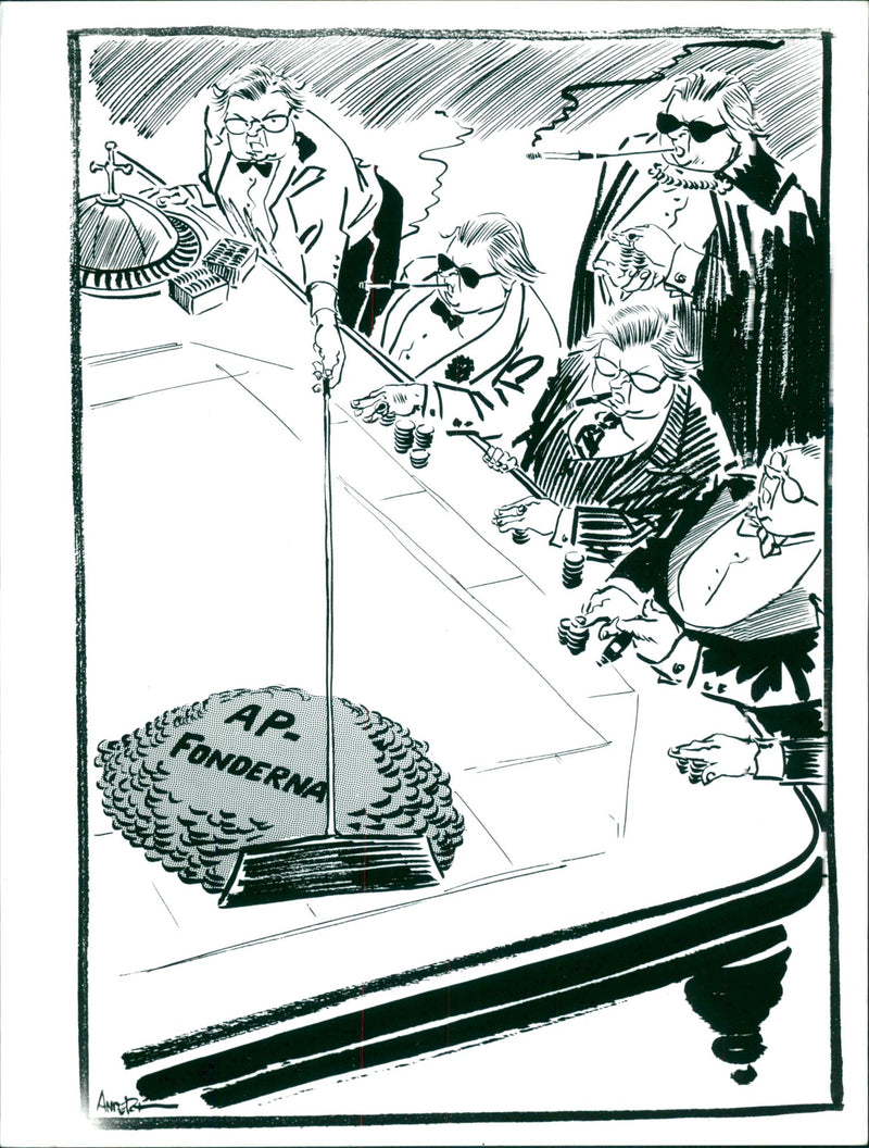 Gunnar Sträng - Vintage Photograph