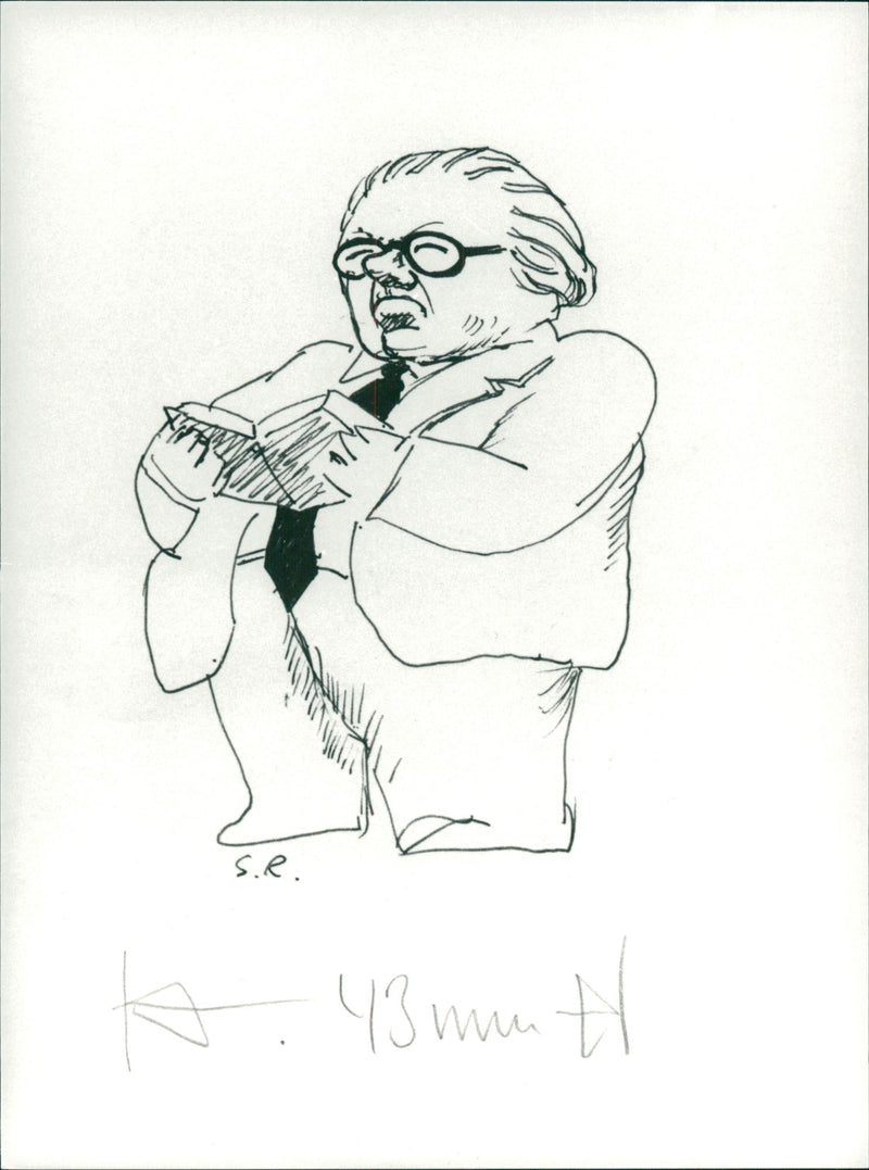 Gunnar Sträng - Vintage Photograph