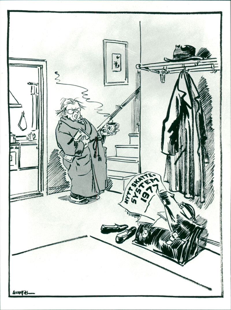 Gunnar Sträng - Vintage Photograph