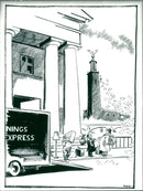 Gunnar Sträng and Olof Palme - Vintage Photograph