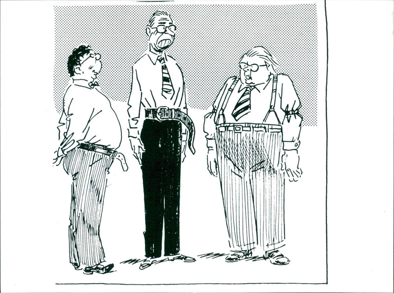 Gunnar Sträng, Gösta Bohman and Ingemar Mundebo - Vintage Photograph