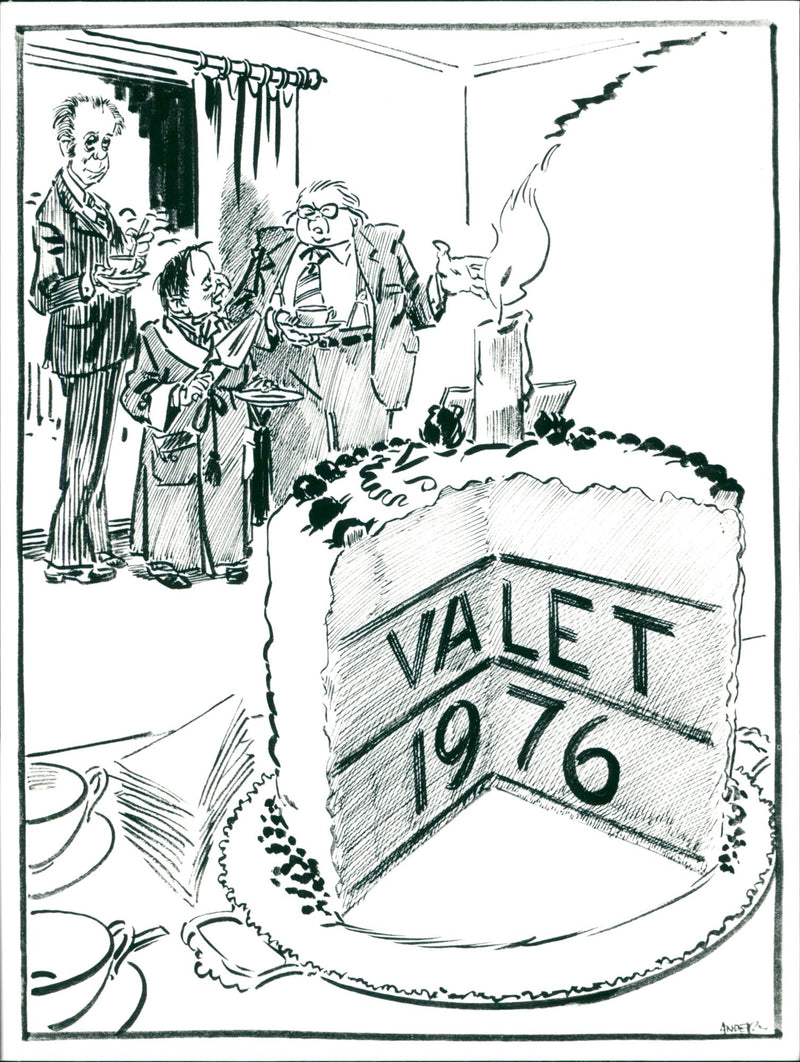 Gunnar Sträng and Olof Palme - Vintage Photograph