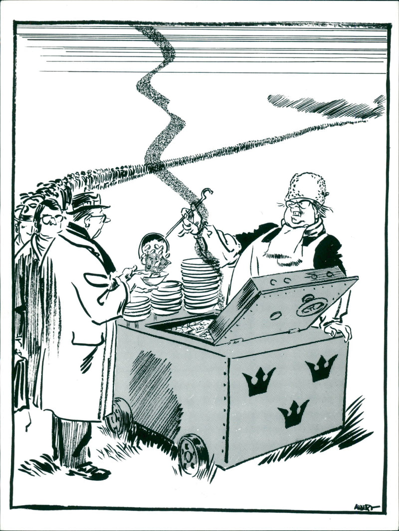 Gunnar Sträng - Vintage Photograph