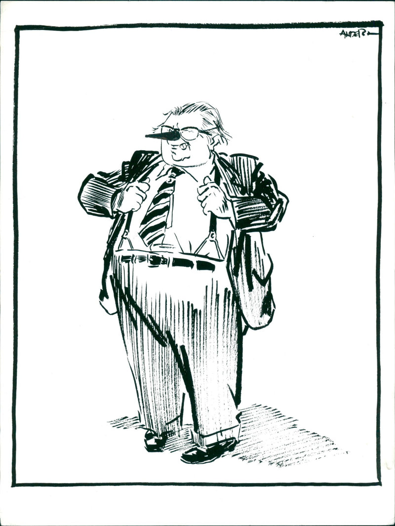 Gunnar Sträng - Vintage Photograph