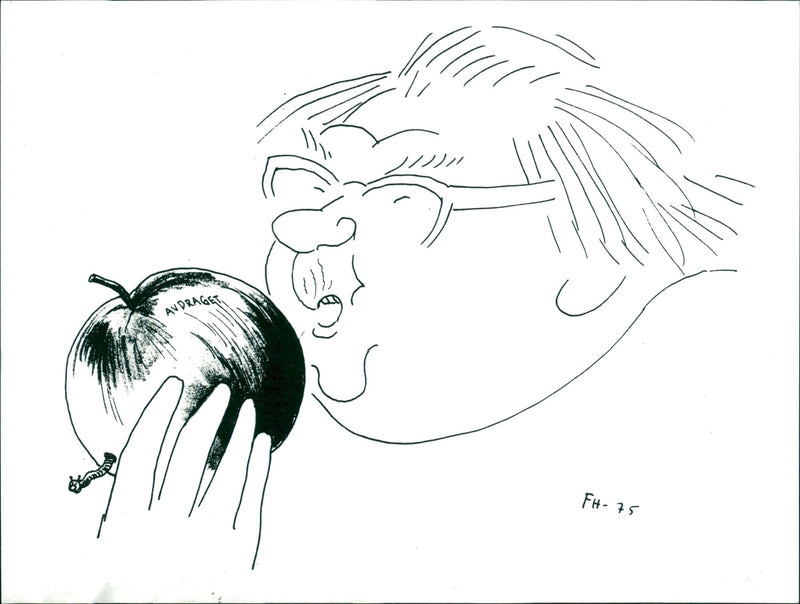 Gunnar Sträng - Vintage Photograph