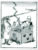 Gunnar Sträng - Vintage Photograph