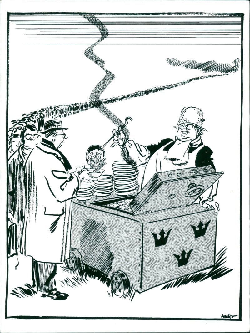 Gunnar Sträng - Vintage Photograph