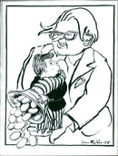 Gunnar Sträng - Vintage Photograph