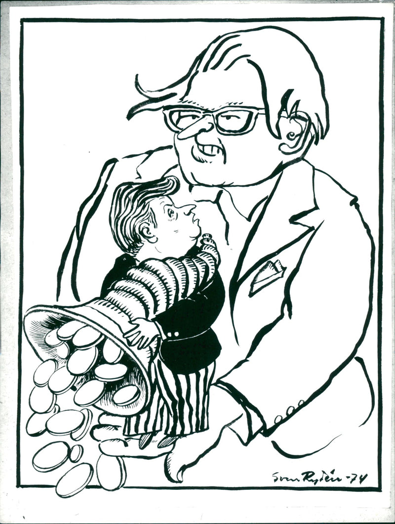 Gunnar Sträng - Vintage Photograph