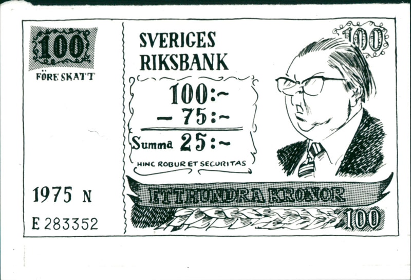 Gunnar Sträng - Vintage Photograph