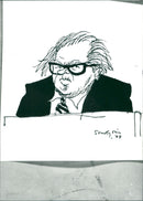 Gunnar Sträng - Vintage Photograph