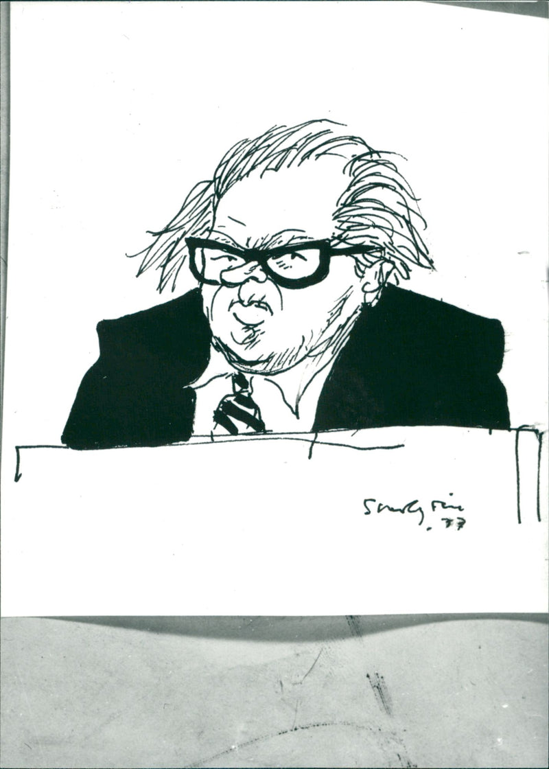 Gunnar Sträng - Vintage Photograph