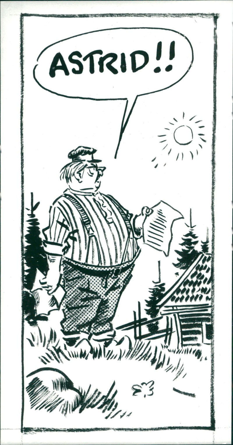 Gunnar Sträng - Vintage Photograph