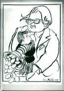 Gunnar Sträng - Vintage Photograph