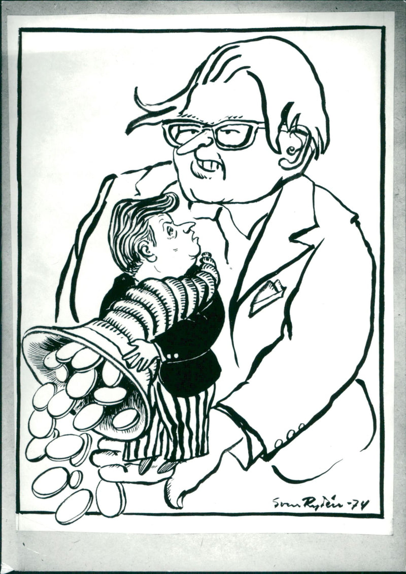 Gunnar Sträng - Vintage Photograph