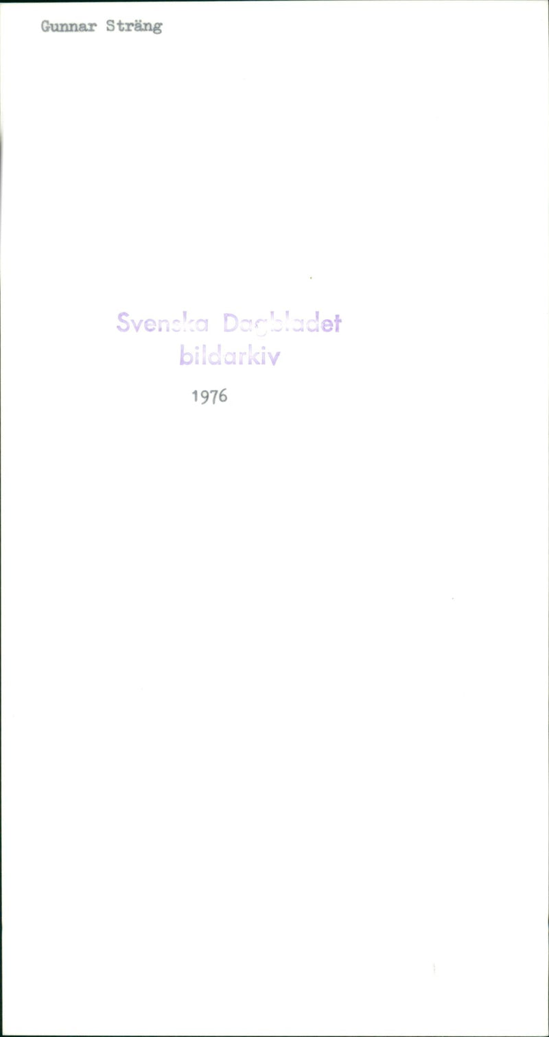 Gunnar Sträng - Vintage Photograph
