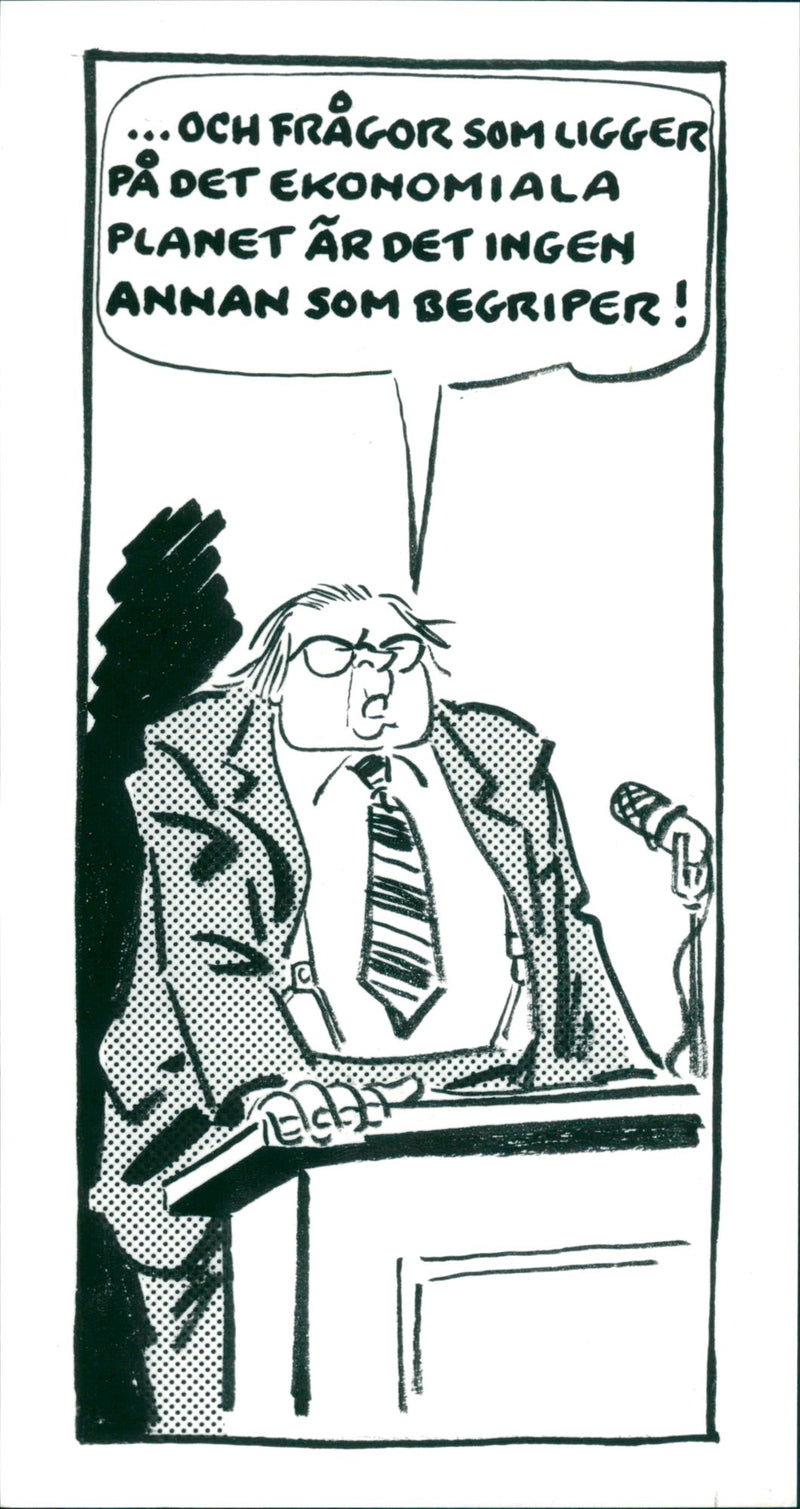 Gunnar Sträng - Vintage Photograph