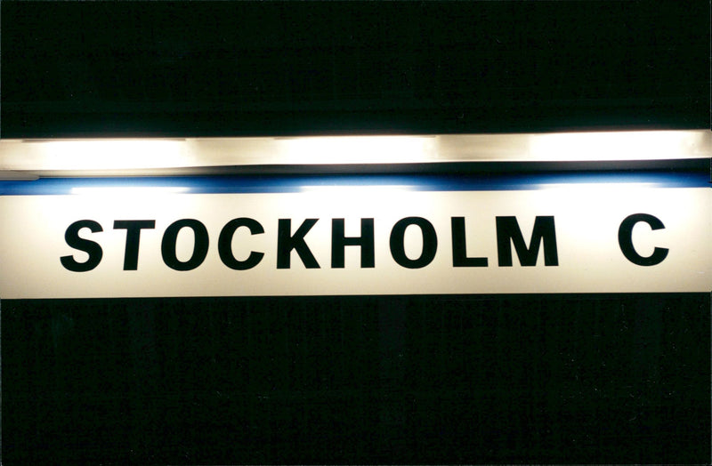 Stockholm Central Station - Vintage Photograph