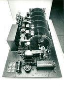 Miss from, 1934-year model (premieres 7 Oct -34 on tel: 23 00 00) is displayed at the Telemuseum - Vintage Photograph