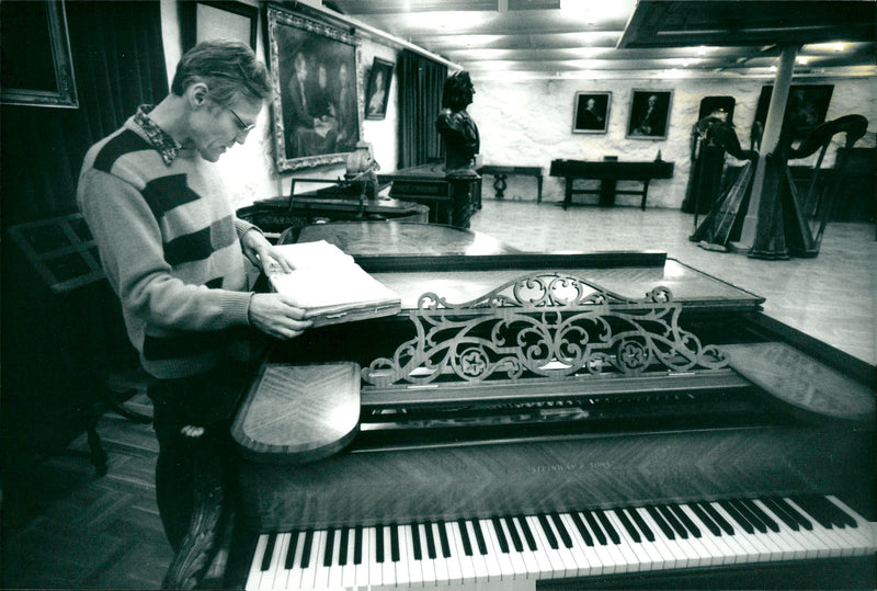 The Museum Foundation The promotion of music culture on Riddargatan in Stockholm - Vintage Photograph