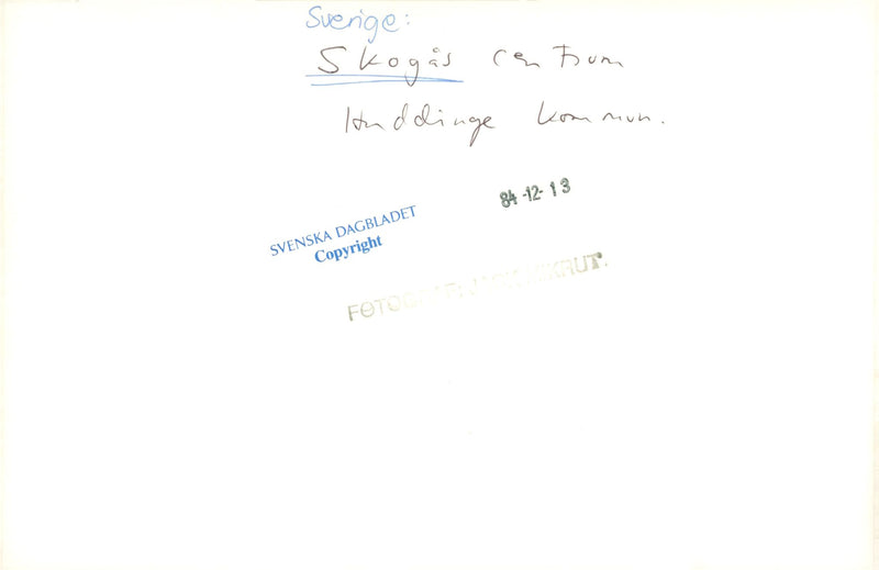 Model of SkogÃ Â¥ s center - Vintage Photograph