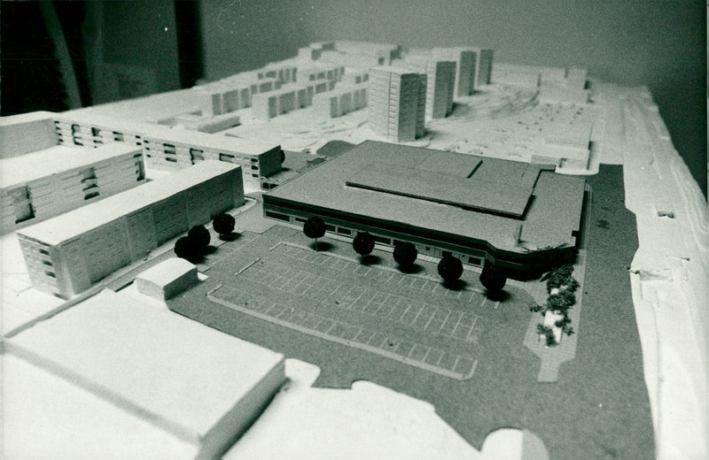 Model of SkogÃ Â¥ s center - Vintage Photograph