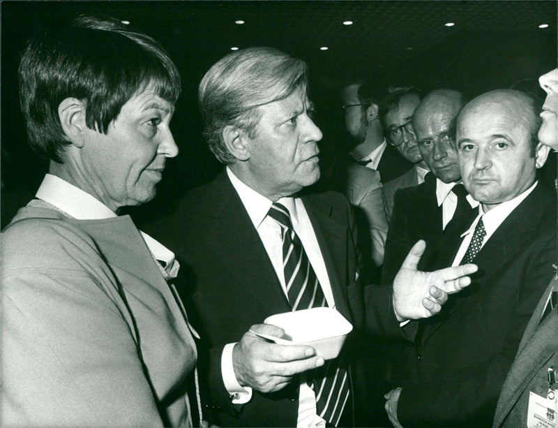 German politician Helmut Schmidt - Vintage Photograph