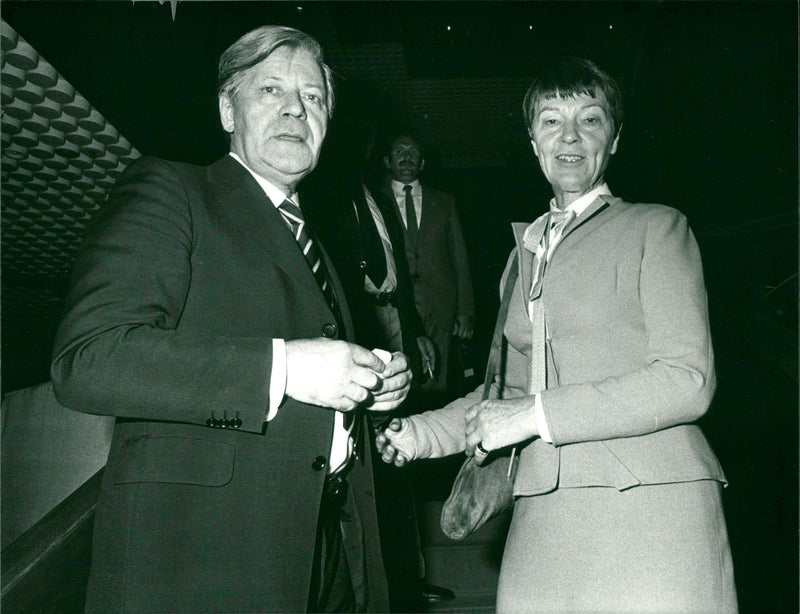 German politician Helmut Schmidt - Vintage Photograph