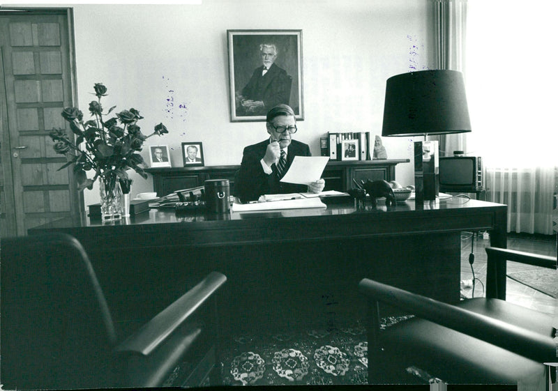 German politician Helmut Schmidt - Vintage Photograph