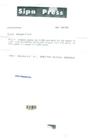 O. J. Simpson passes the 2000 yard mark - Vintage Photograph