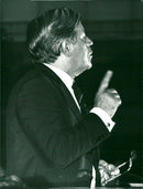 Helmut Schmidt - Vintage Photograph