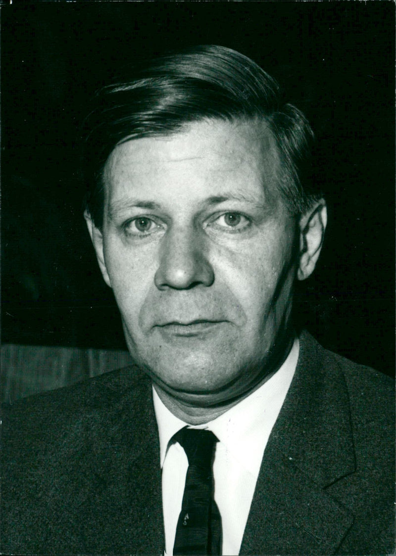 Helmut Schmidt - Vintage Photograph