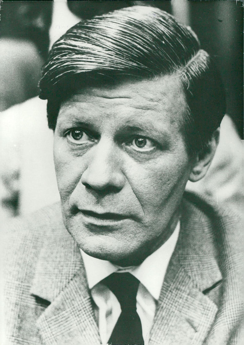 Helmut Schmidt - Vintage Photograph