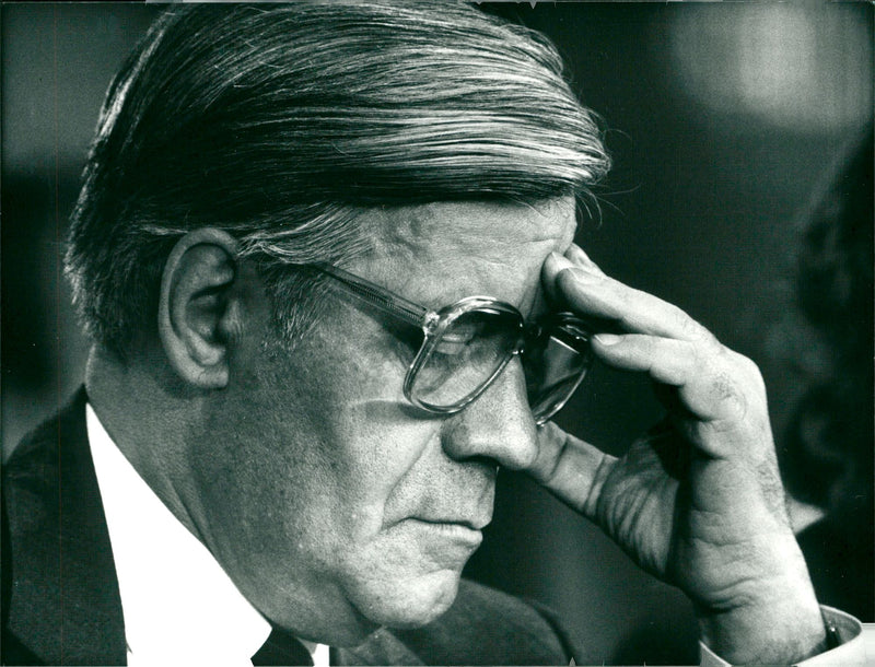 Helmut Schmidt - Vintage Photograph