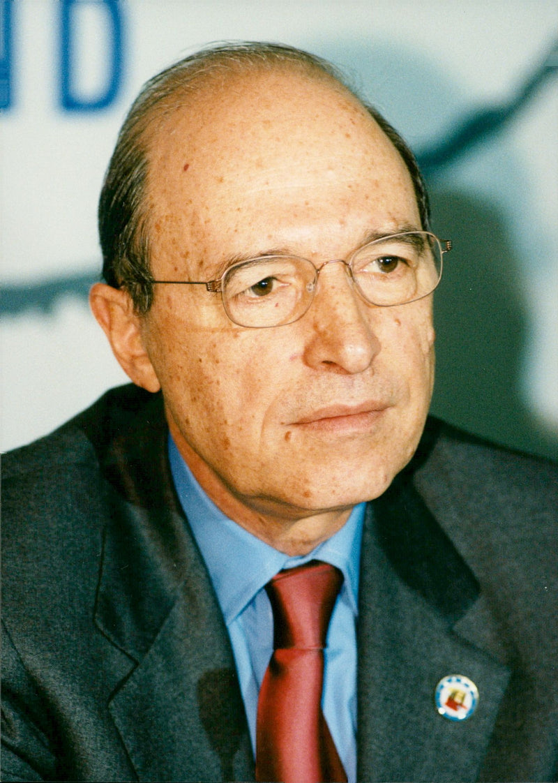 Simitis, Costas politician Grekland - Vintage Photograph