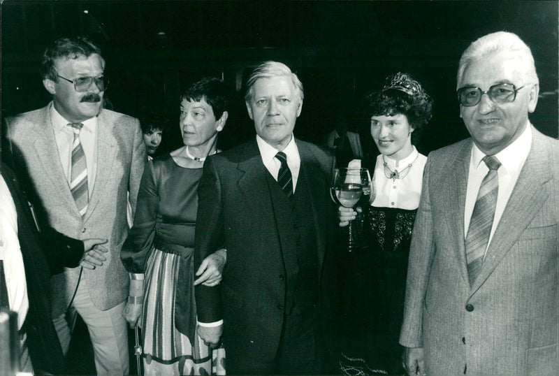 Helmut Schmidt - Vintage Photograph