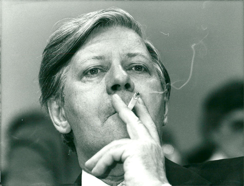 Helmut Schmidt - Vintage Photograph