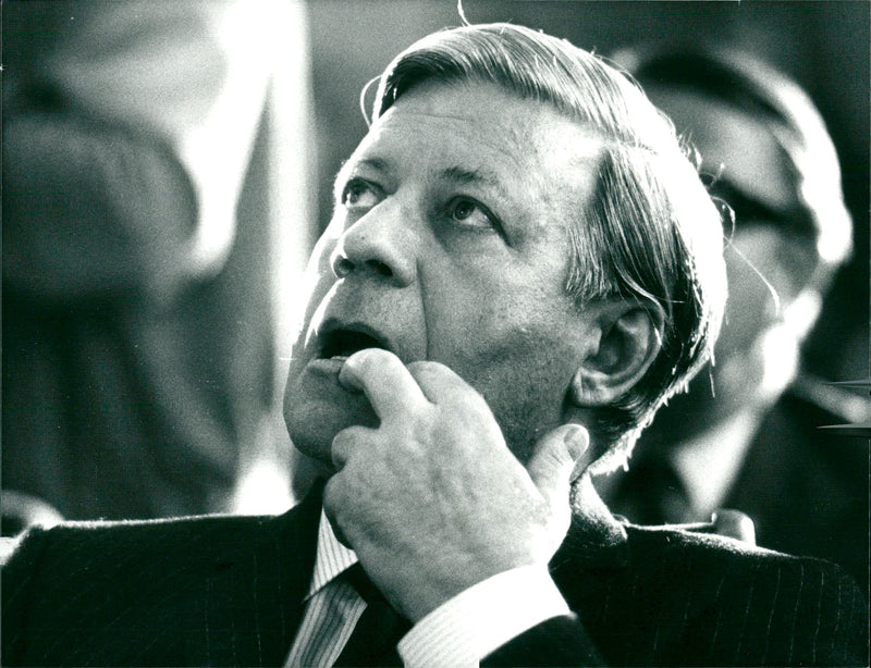 Helmut Schmidt - Vintage Photograph