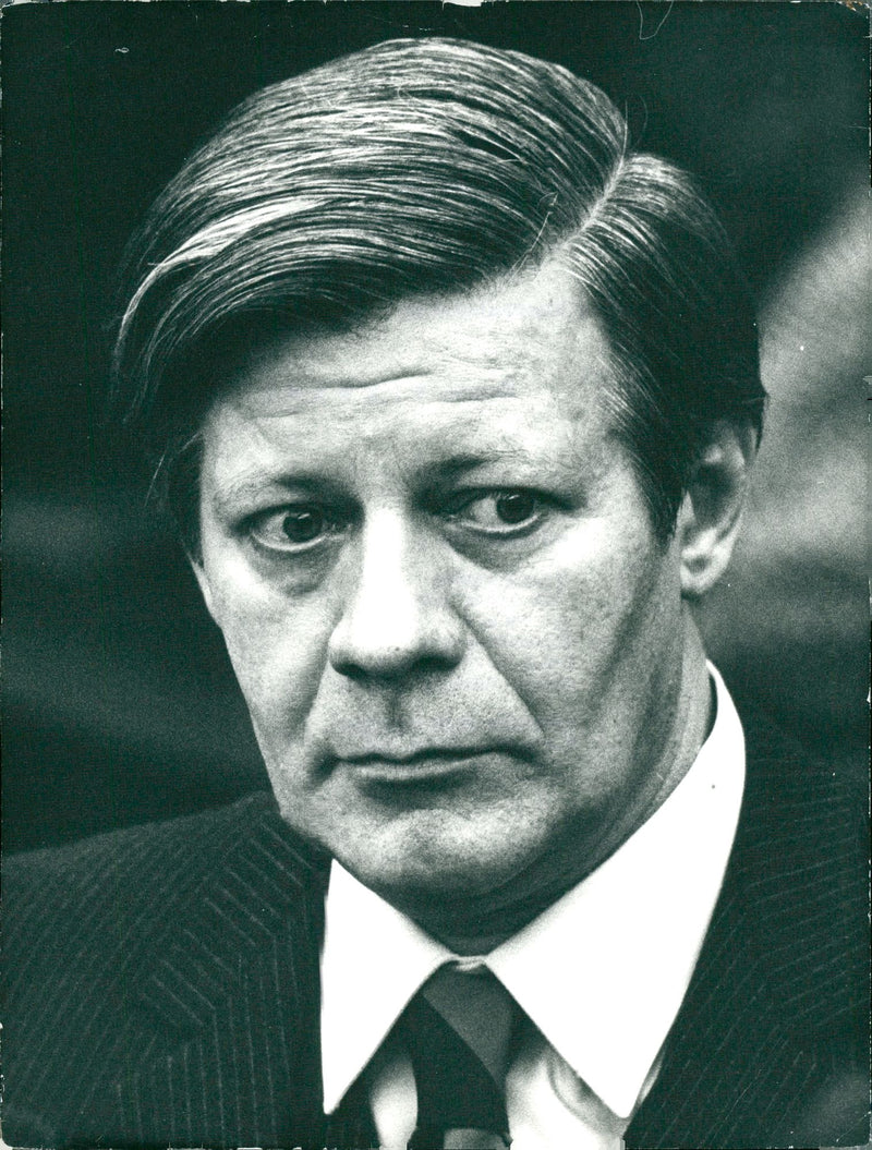 Helmut Schmidt - Vintage Photograph