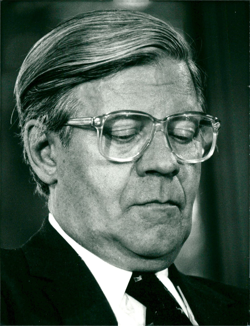 Helmut Schmidt - Vintage Photograph